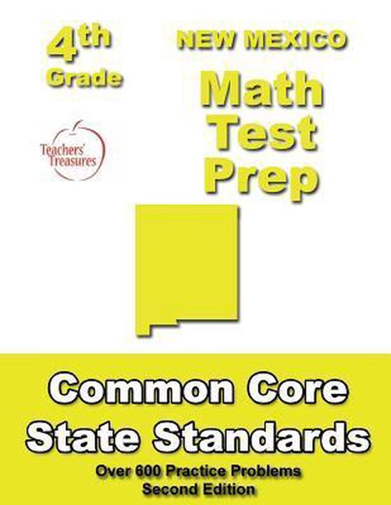 New Mexico 4th Grade Math Test Prep - cover