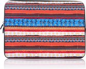 Laptop Sleeve tot 13 inch – Bohemian Style – Oranje/Blauw