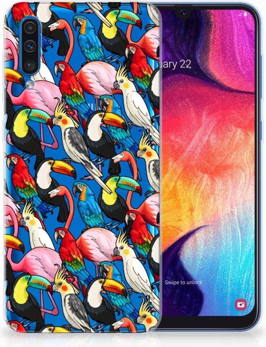 Samsung Galaxy A50 TPU Hoesje Birds