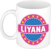 Liyana naam koffie mok / beker 300 ml  - namen mokken