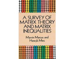 Omslag van A Survey of Matrix Theory and Matrix Inequalities