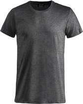 Basic-T bodyfit T-shirt 145 gr/m2 antraciet mel. 3xl