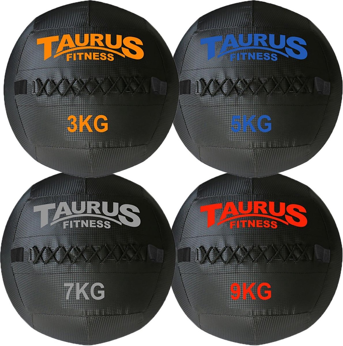 Taurus Wall Ball 3 KG – 35cm diameter – crossfit – muurbal – kunstleder – anti slip – functional training – stuitert - coördinatietraining