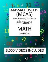 6th Grade MASSACHUSETTS MCAS, 2019 MATH, Test Prep