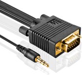 Mutec Power - VGA (D-Sub);Jack (3.5mm) naar VGA (D-Sub);Jack (3.5mm) - 30 m