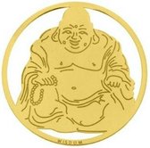 iMenso BUDDHA WISDOM" COVER INSIGNIA 33MM (925/GOLD-PLATED