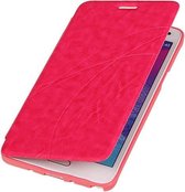 Coque en TPU Samsung Galaxy Note 4 Book Type Line Motif Rose