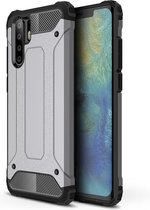 Armor Hybrid Back Cover - Huawei P30 Pro Hoesje - Grijs