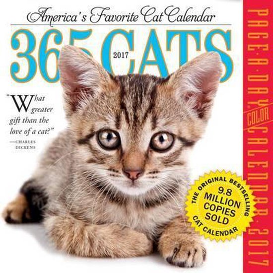 365 cats page a day calendar 2017 bol
