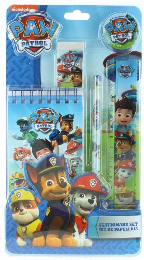 Nickelodeon Paw Patrol Schrijfset Met Notitieblok