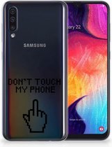 TPU silicone Hoesje Samsung Galaxy A50  Finger DTMP
