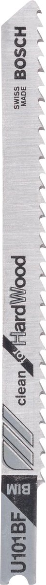 Bosch - Decoupeerzaagblad bimetaal, U 101 BF Clean for Hard Wood