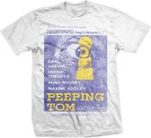 StudioCanal Heren Tshirt -M- Peeping Tom Wit