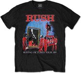 Rush Heren Tshirt -L- Moving Pictures Tour Zwart