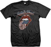 The Rolling Stones Heren Tshirt -2XL- Tour Of America '78 Zwart