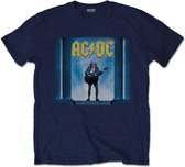 AC/DC - Who Man Who Heren T-shirt - M - Blauw