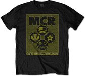 My Chemical Romance Heren Tshirt -S- Lock Box Zwart