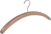 De Kledinghanger Gigant - 8 x Garderobehanger Paris beukenhout naturel gelakt, 45 cm