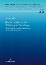 Inquiries in Language Learning 25 - Genustransfer durch «Thinking for Speaking»