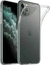 iPhone 11 Pro Max TPU Case hoesje - CaseBoutique -  Transparant - TPU (Zacht)