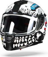 Nexx SX.100 Big Shot Wit Integraalhelm - Motorhelm - Maat L