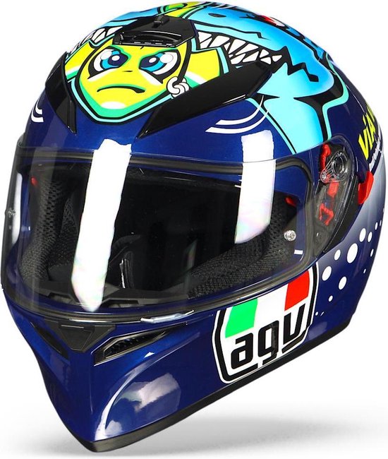 Casque intégral Agv K3 SV Max Vision Rossi Misano 2015 - Casque de moto -  Taille L | bol.com