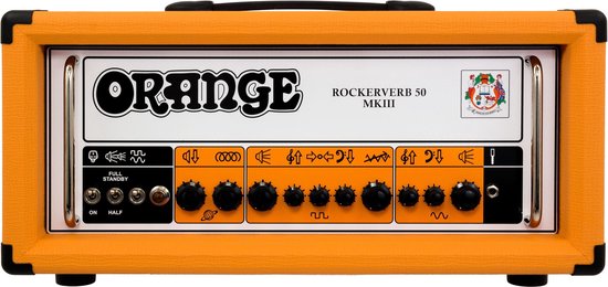 Foto: Orange rockerverb 50h mkiii head orange buizenversterker top voor elektrische gitaar