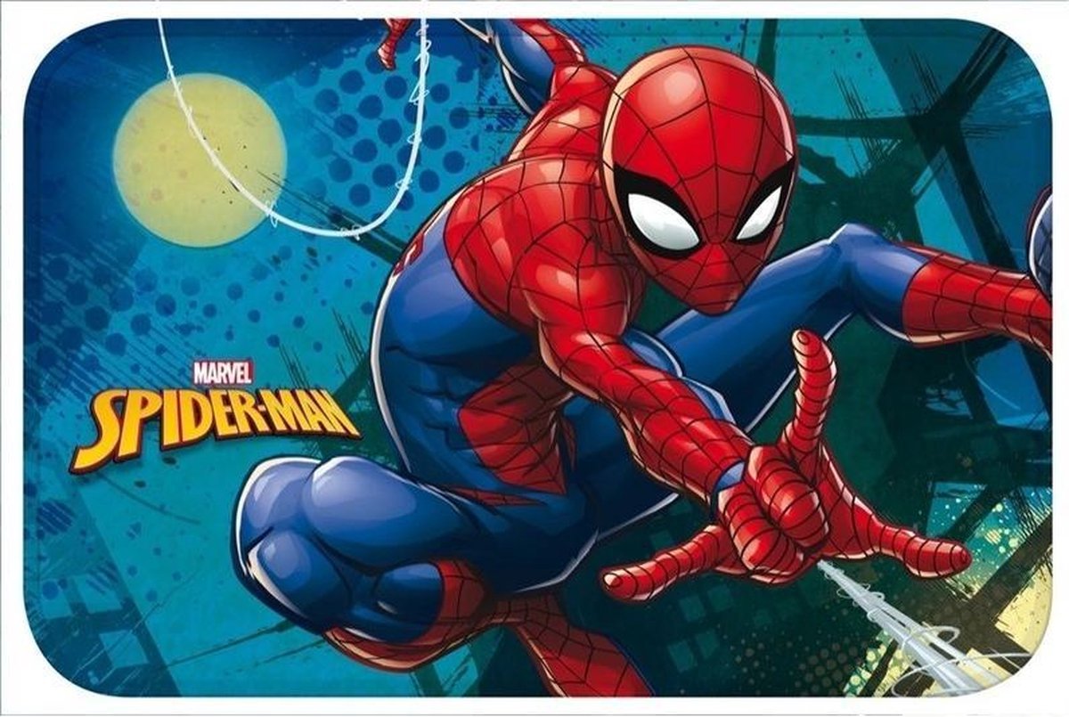Spiderman kinder slaapkamer speelkleed/vloerkleed 40 x 60 cm -  Vloerkleden/deurmat... | bol.com
