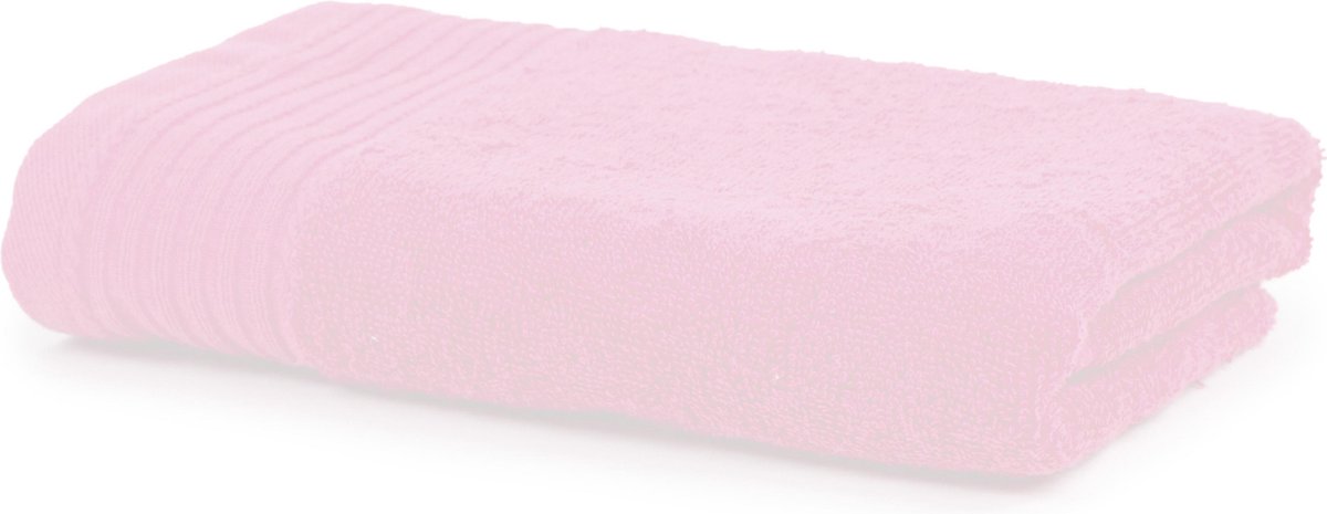 Handdoeken 50x100 cm - set van 5 - licht roze