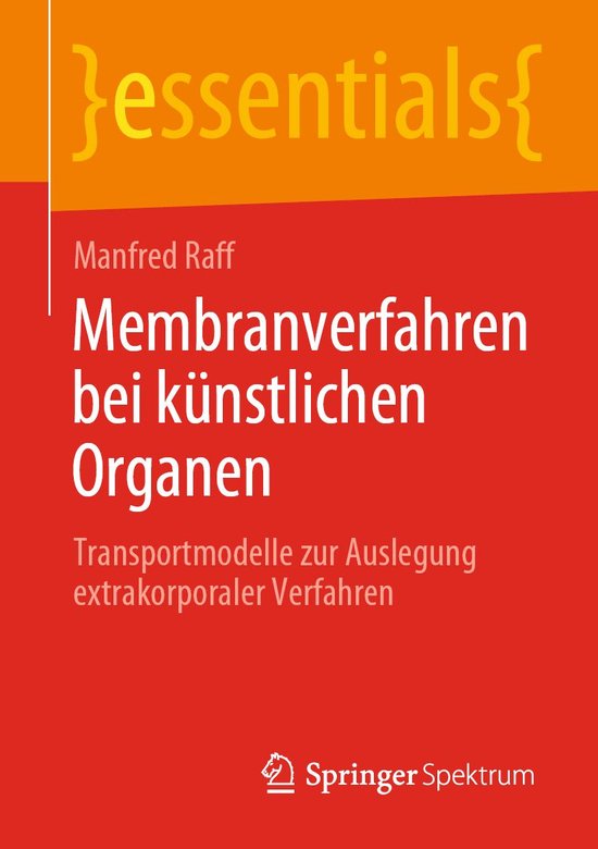 essentials - Membranverfahren bei künstlichen Organen - cover