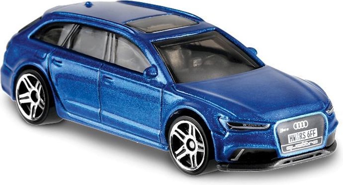 roterend emotioneel Raad Hot Wheels Factory Fresh Auto Audi Rs 6 Avant 7 Cm Blauw | bol.com