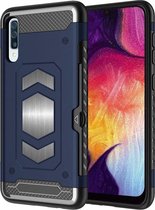 Luxe Armor Hoesje - Samsung Galaxy A50s/A30s - Blauw