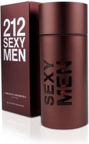 MULTIBUNDEL 3 stuks Carolina Herrera 212 Sexy Men Eau De Toilette Spray 100ml