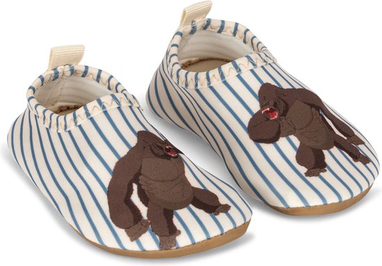 Konges Sløjd Aster Zwemschoenen/Turnpantoffel/Waterschoen - Antislip - Stripe Bluie - Maat 28-29