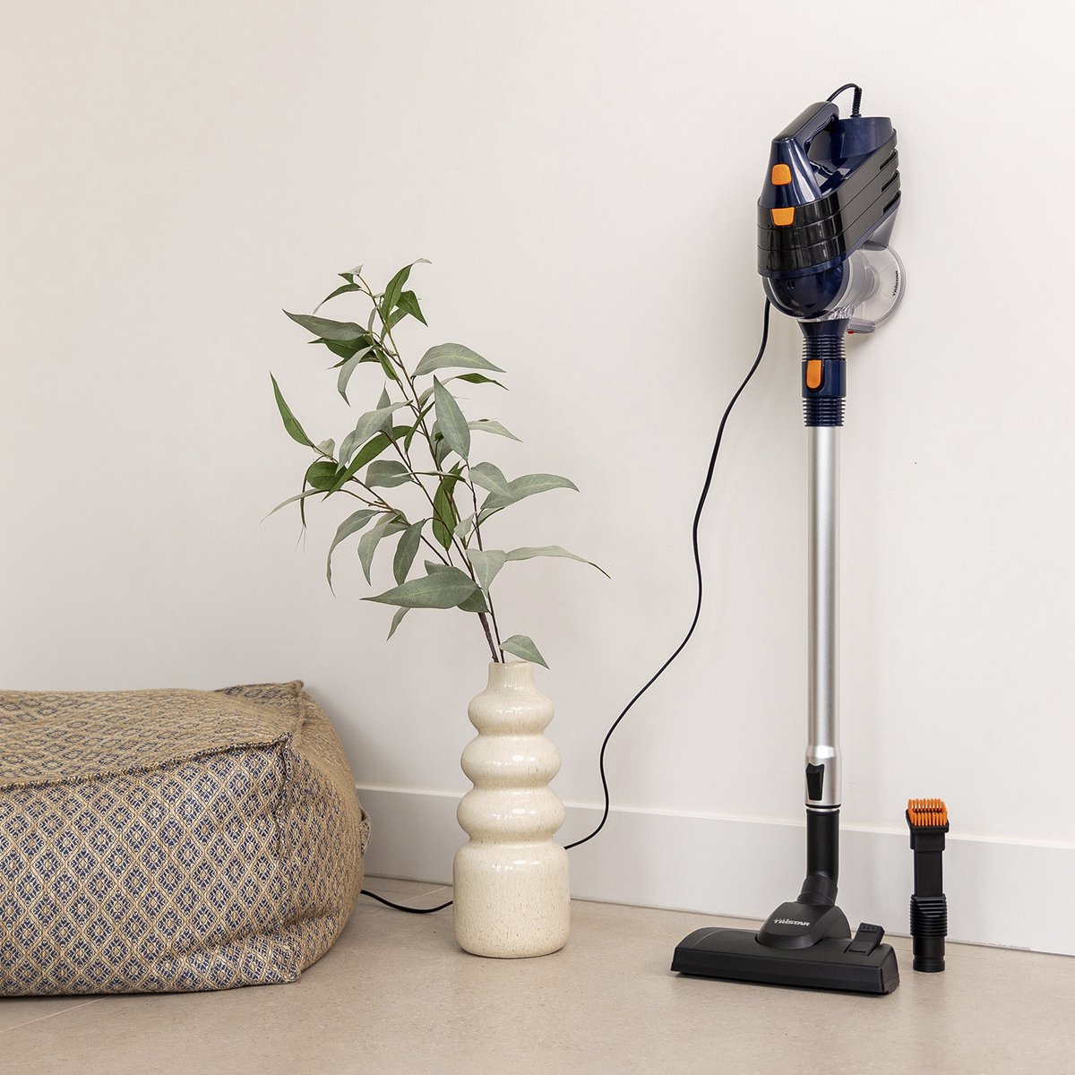 Tristar SZ-2318 - Steelstofzuiger 600W - 2 in 1 Stofzuiger en kruimeldief - Bedraad, Incl opzetstukken - Blauw — afbeelding 7