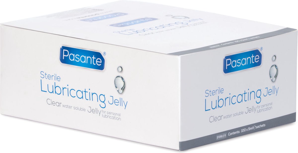 Pasante Sterile Lubricating Jelly 5ml - helder glijmiddel 100 stuks (grootverpakking)