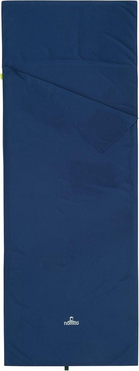 NOMAD® Lakenzak Dekenmodel | Geïntegreerde kussensloop | 220 x 80 cm | Dry-Touch katoen Zomer / Reis slaapzak | Reislaken | Compact & Lichtgewicht