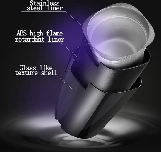 Auto Asbak + LED Light - Geurbestendig - Vlambestendig - Car Ashtray