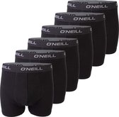 O'Neill Heren Boxershorts Plain 6 Pack 6 Pack Veelkleurig L