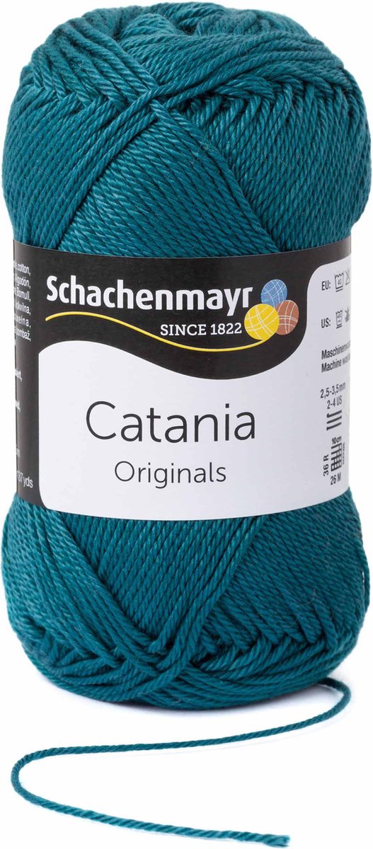 Schachenmayr Catania 50 Gram - 391 Blauw/Groen