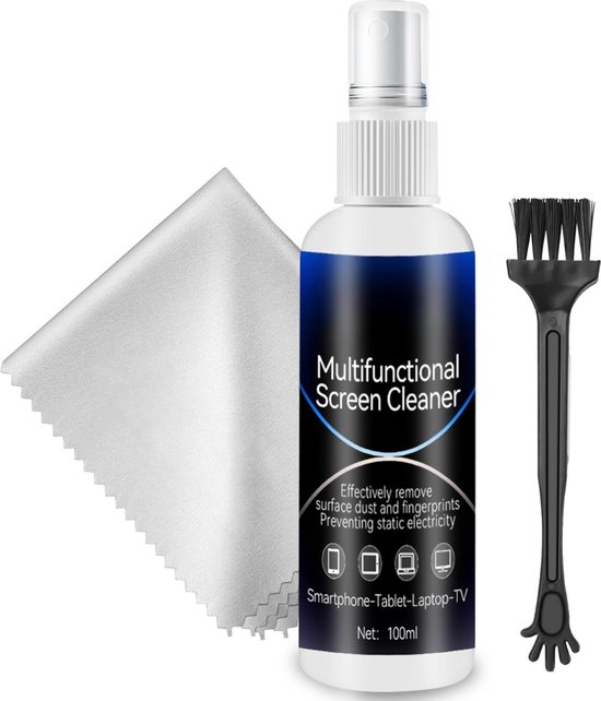 Nettoyeur écran Cleaner Spray – Pour Smartphone, Tablette, Ordinateur – Spray