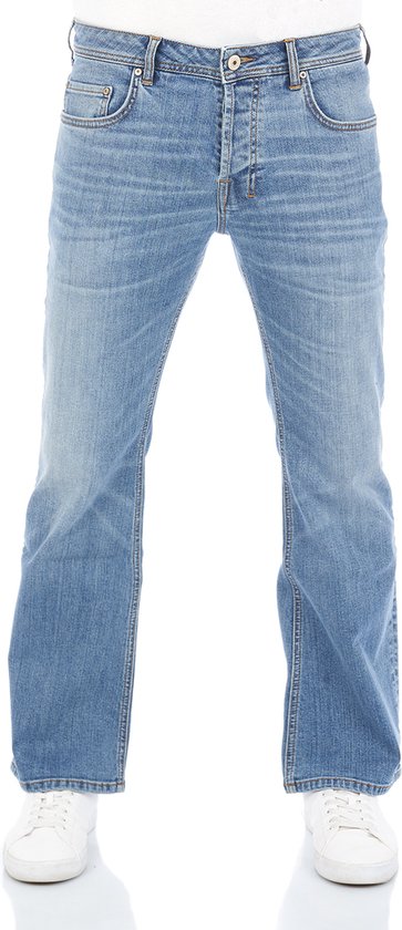 LTB Heren Jeans Broeken Timor bootcut Fit Blauw 29W / 36L Volwassenen Denim Jeansbroek