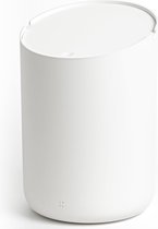 Poubelle à cosmétiques Tove - Design exclusive de seau de salle de bain par | Volume de 2 L, antidérapant, avec seau intérieur et fonction Smart Bag | Blanc