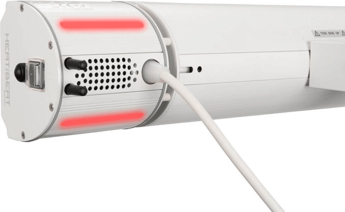 Eurom Heat and Beat - Patio heater with speaker - White