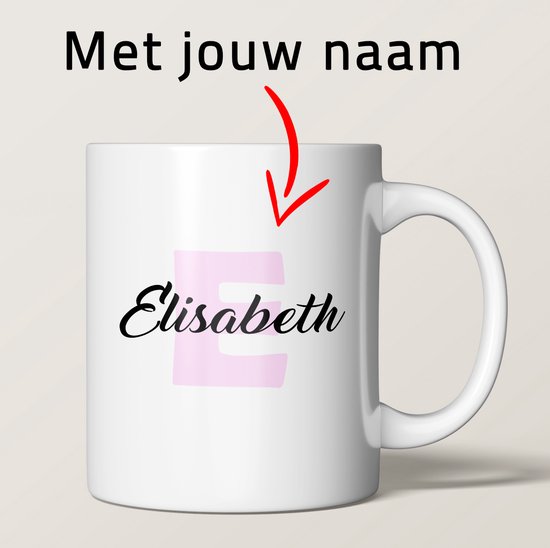 Mug avec naam personnalisé - Tasse à café rose - Mugs / Tasse avec naam - 350ml