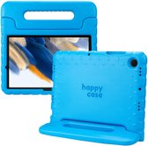 HappyCase Housse de protection pour tablette Kinder compatible avec Samsung Galaxy Tab A9 | Couverture adaptée aux enfants | Couvercle de protection | Couverture pour enfants | avec poignée et support | Bleu