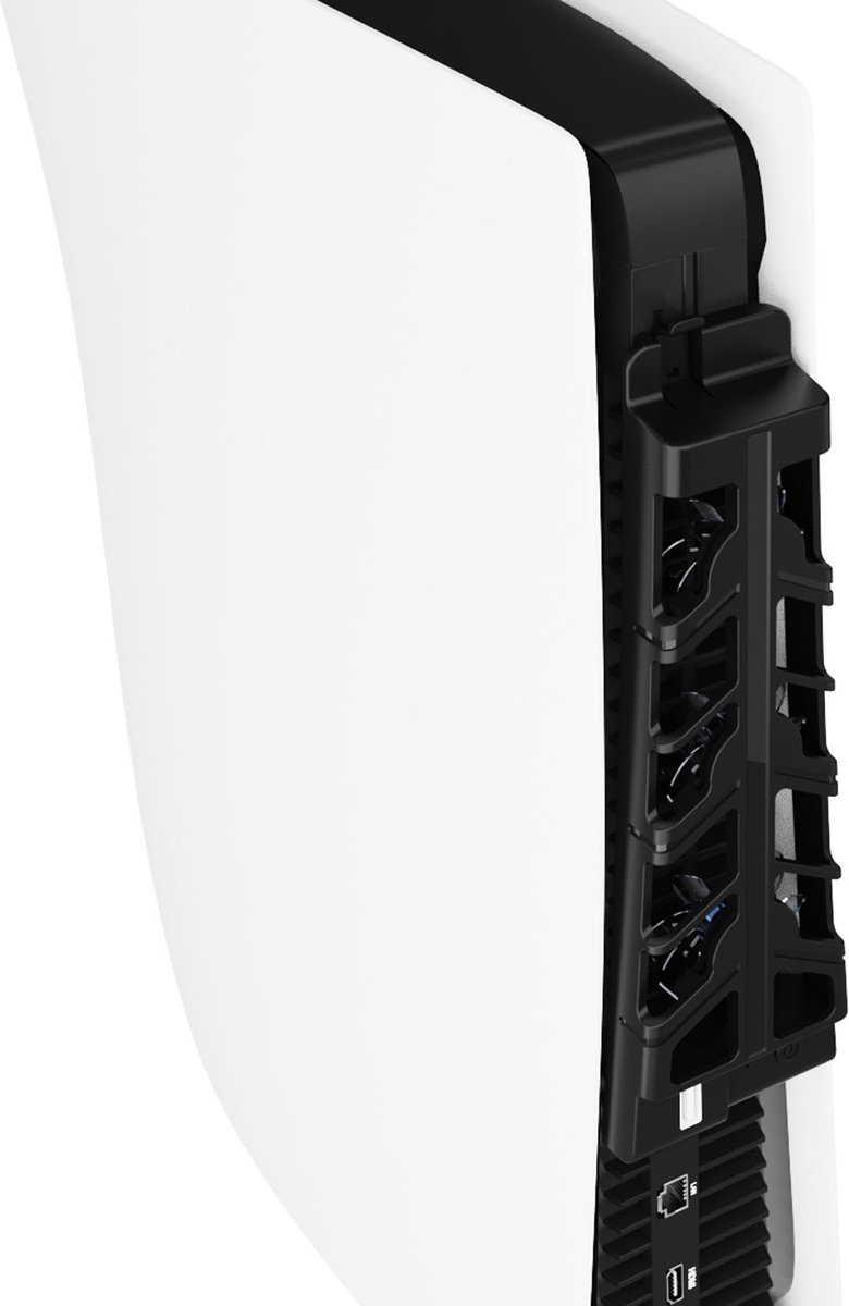 Mind - Cooling fan voor Playstation 5 console - 3 fans - Blauw LED licht - USB gevoed - NIET VOOR PS5 SLIM – foto 2
