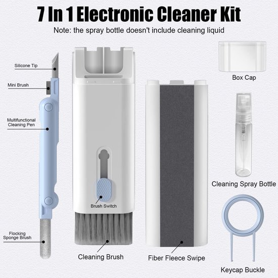 7 in 1 Airpods cleaning kit -Airpods cleaner - Keyboard cleaner ...