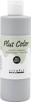 Plus Color Acrylverf, rain grey, 250 ml/ 1 fles