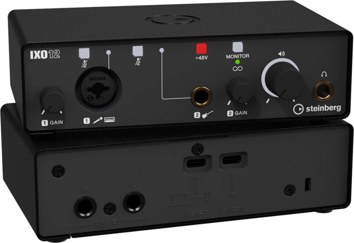 DTM・DAW STEINBERG IXO12 black Steinberg IXO12 Black - USB-Interface | bol
